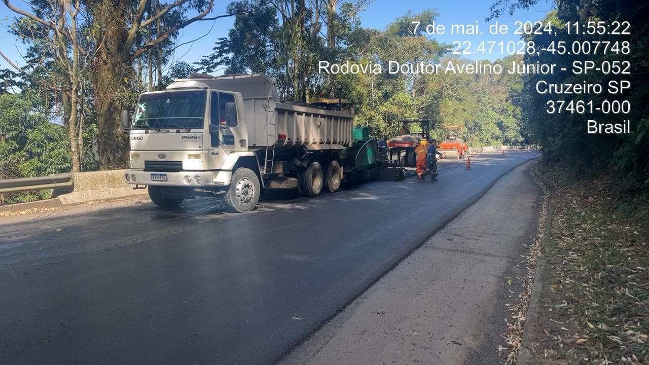 Recuperação de Pavimento — Rodovia SP-052, Cruzeiro — imagem 5
